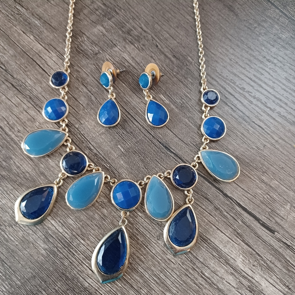 Necklace and matching earrings